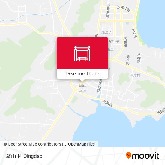 鳌山卫 map