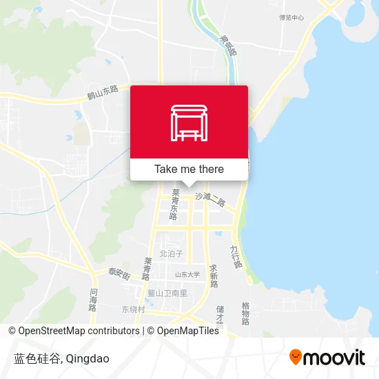 蓝色硅谷 map