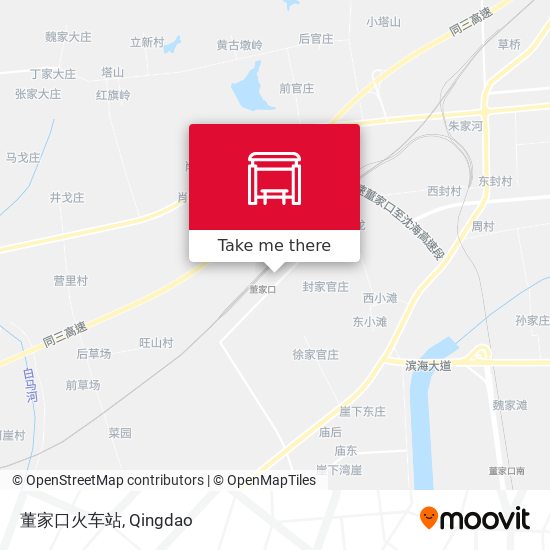 董家口火车站 map