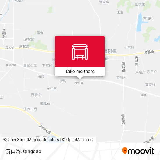 贡口湾 map