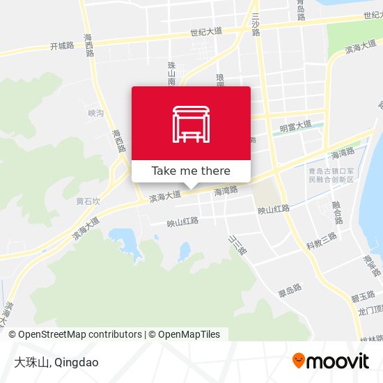 大珠山 map