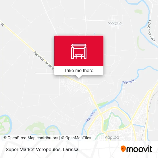 Super Market Veropoulos map
