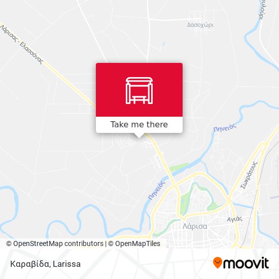 Καραβίδα map