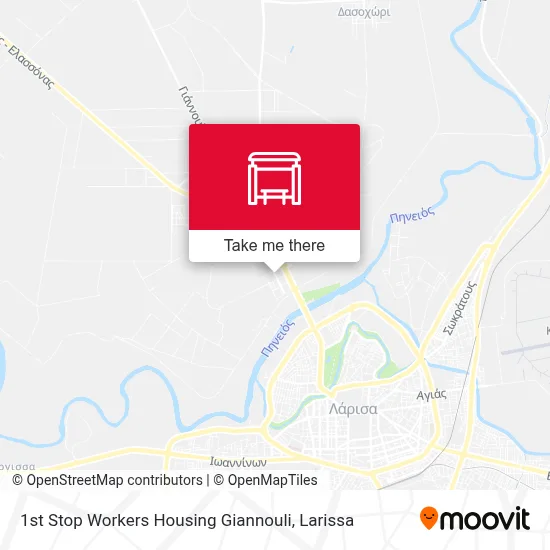 1st Stop Workers Housing Giannouli map