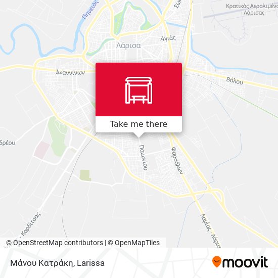 Μάνου Κατράκη map