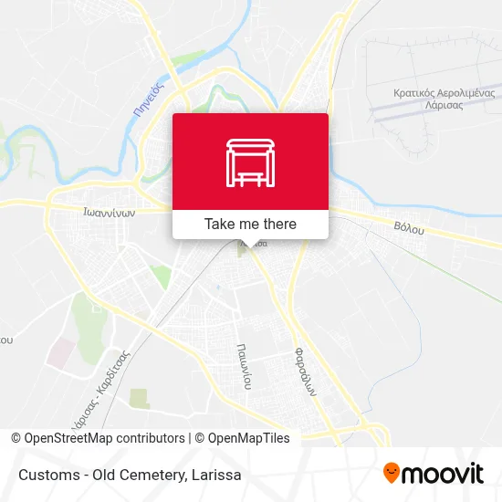 Customs - Old Cemetery map