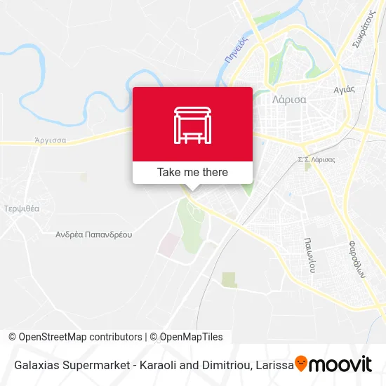 Galaxias Supermarket - Karaoli and Dimitriou map