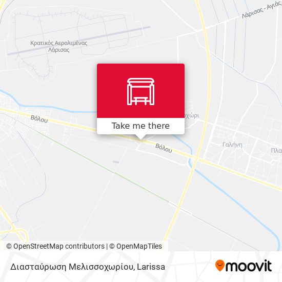 Διασταύρωση Μελισσοχωρίου map