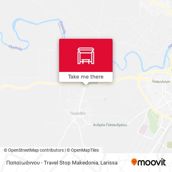 Παπαϊωάννου -  Τravel Stop Makedonia map