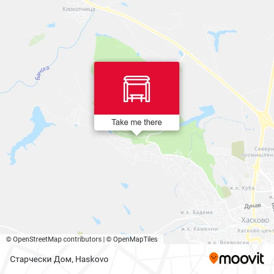 Карта Старчески Дом