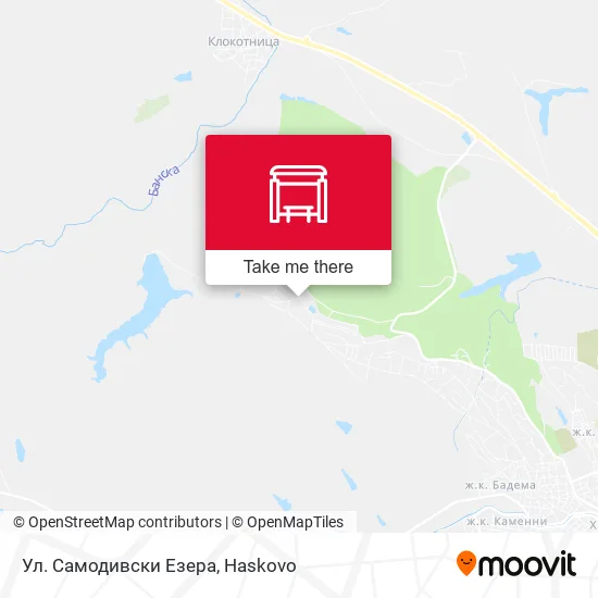 Ул. Самодивски Езера map
