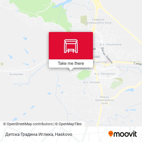 Детска Градина Иглика map