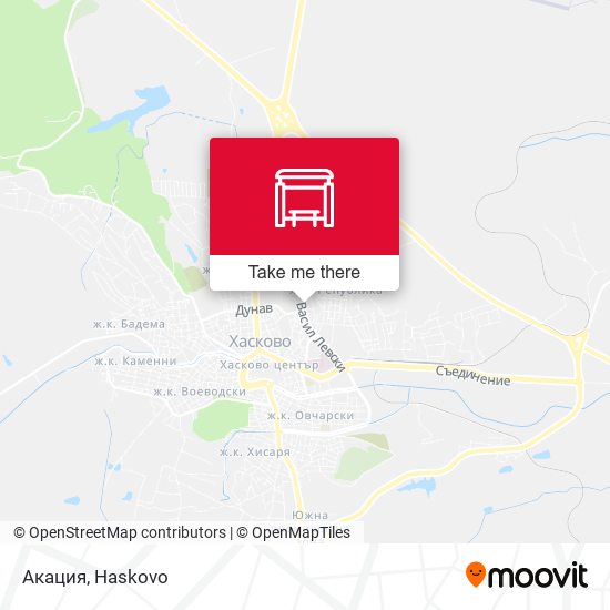 Акация map