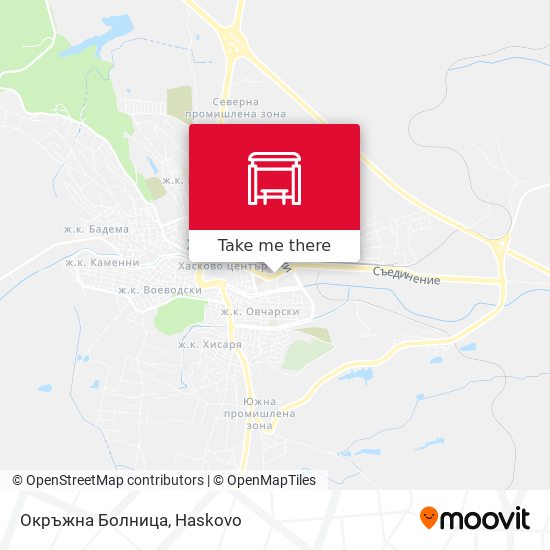 Окръжна Болница map