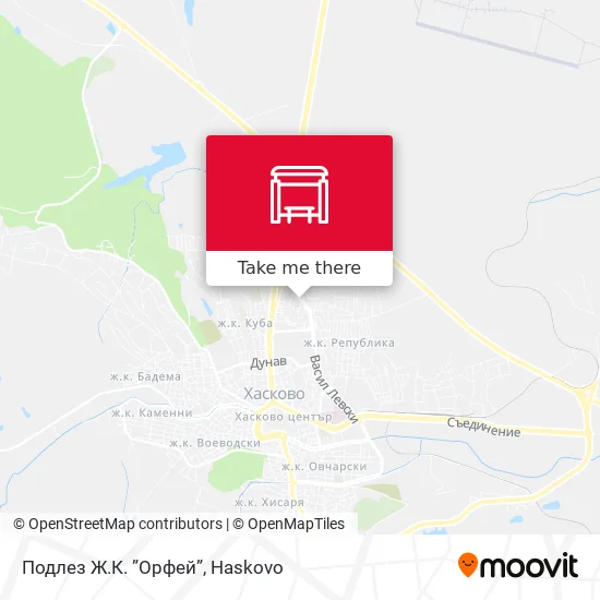 Карта Подлез Ж.К. ”Орфей”