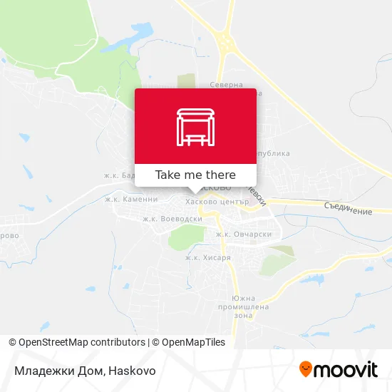 Карта Младежки Дом