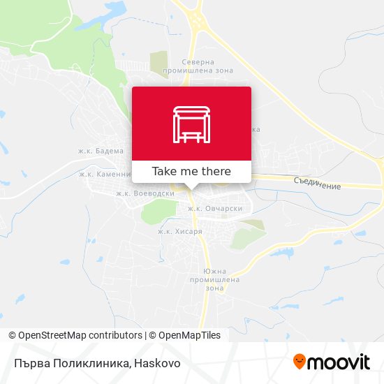 Карта Първа Поликлиника