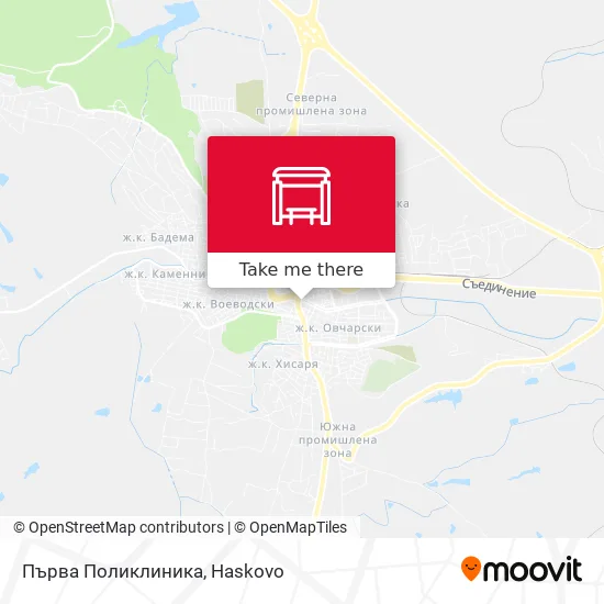 Карта Първа Поликлиника