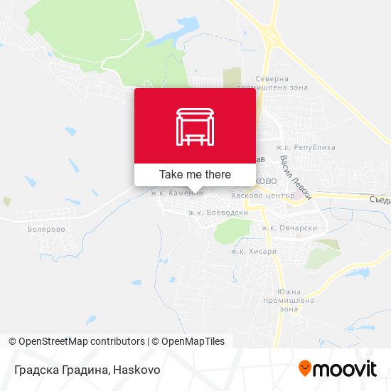 Градска Градина map