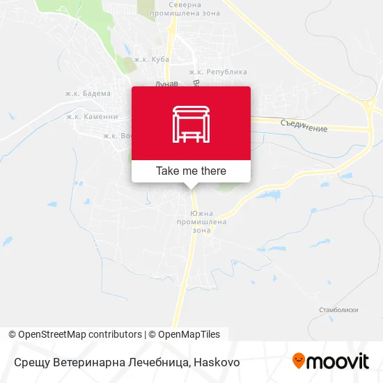 Карта Срещу Ветеринарна Лечебница