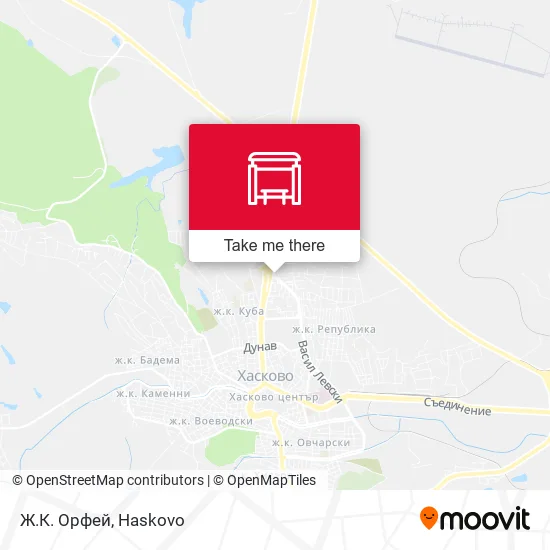 Карта Ж.К. Орфей