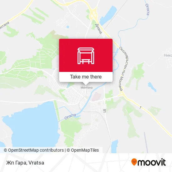 Карта Жп Гара