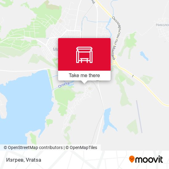 Карта Изгрев