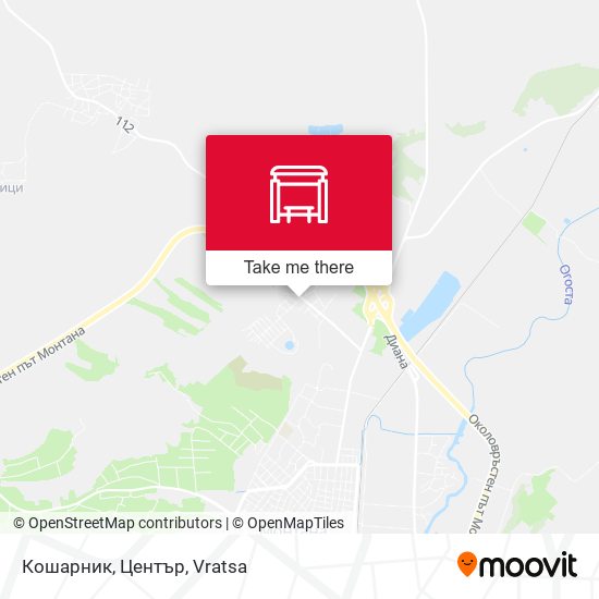 Кошарник, Център map