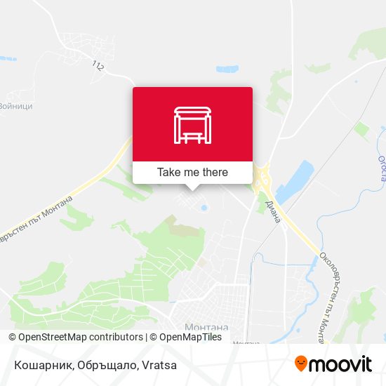 Кошарник, Обръщало map
