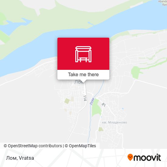 Карта Лом