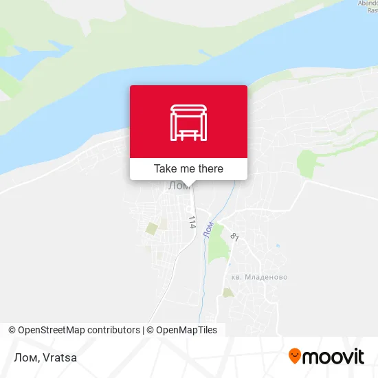 Карта Лом