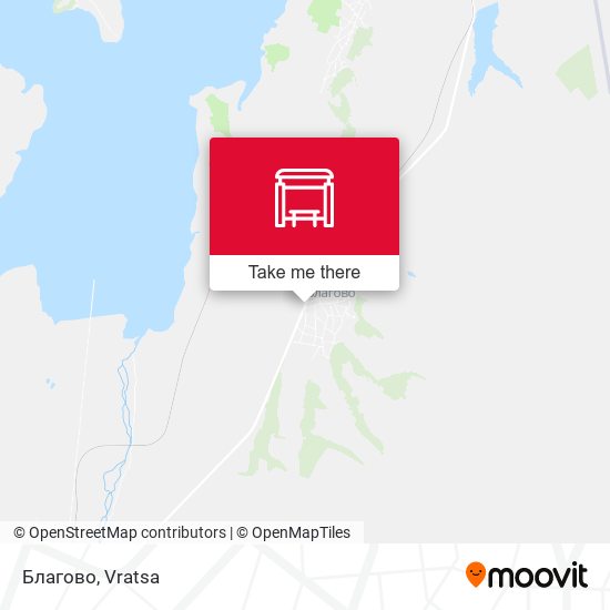 Карта Благово