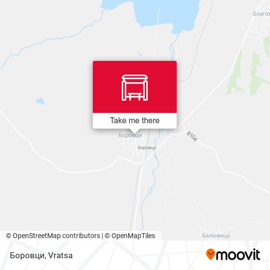 Карта Боровци