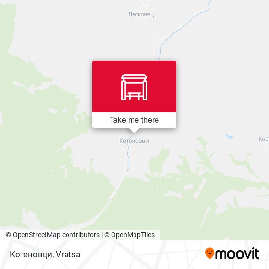 Карта Котеновци