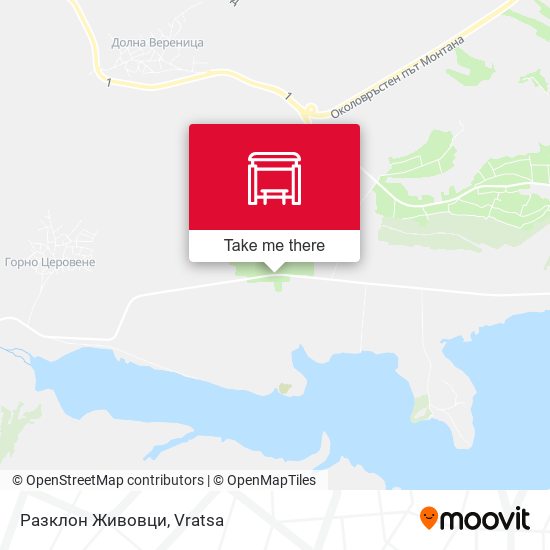 Разклон Живовци map