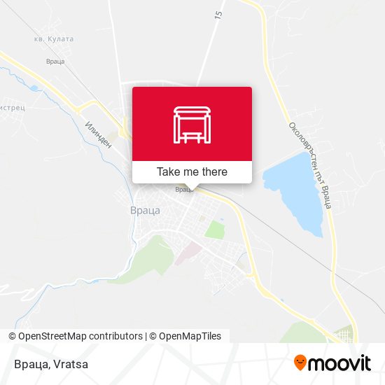 Враца map