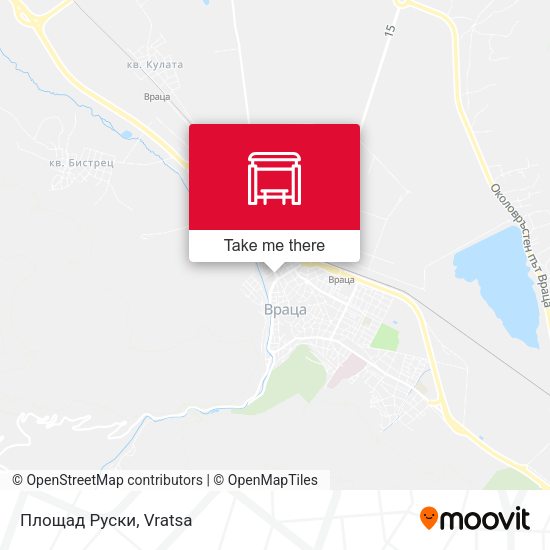Карта Площад Руски