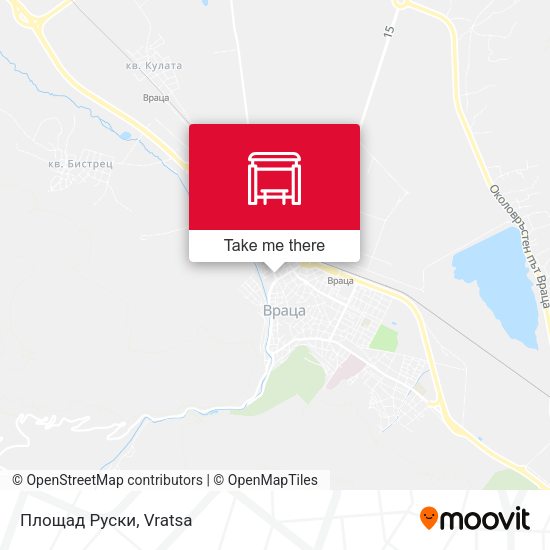Карта Площад Руски