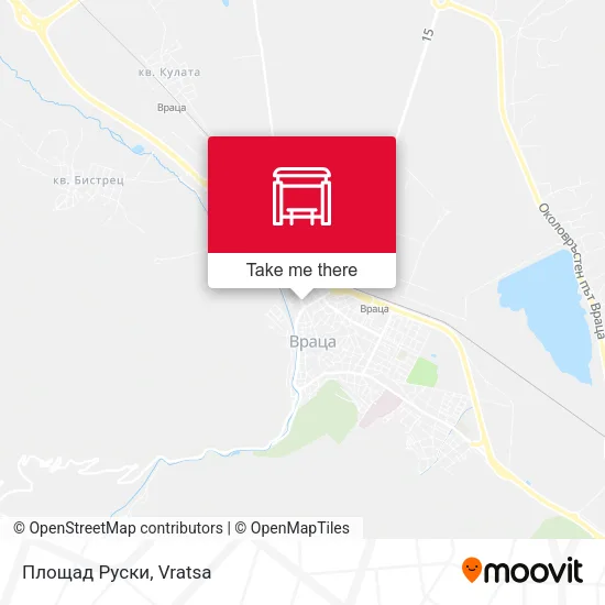 Карта Площад Руски
