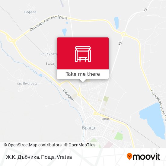 Ж.К. Дъбника, Поща map