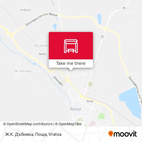 Ж.К. Дъбника, Поща map