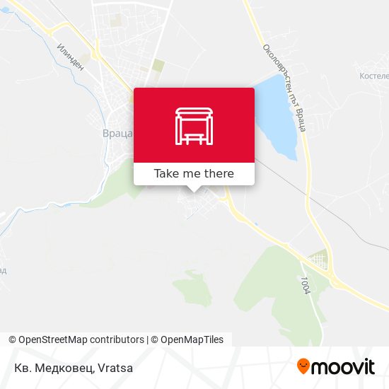 Кв. Медковец map