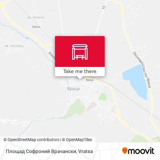 Площад Софроний Врачански map
