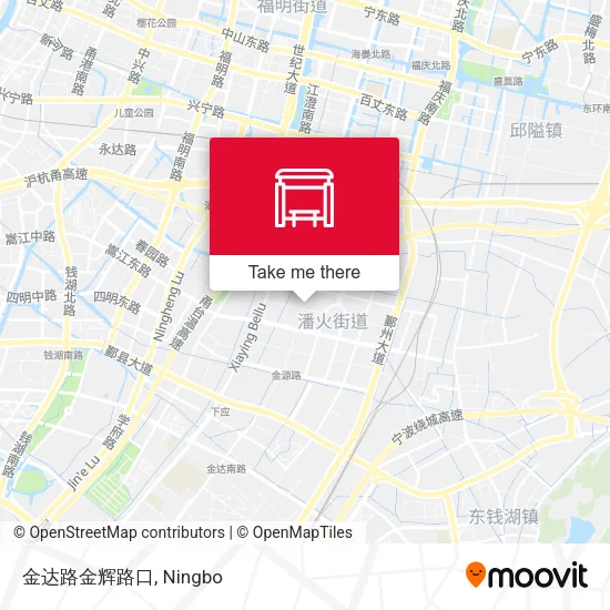 金达路金辉路口 map