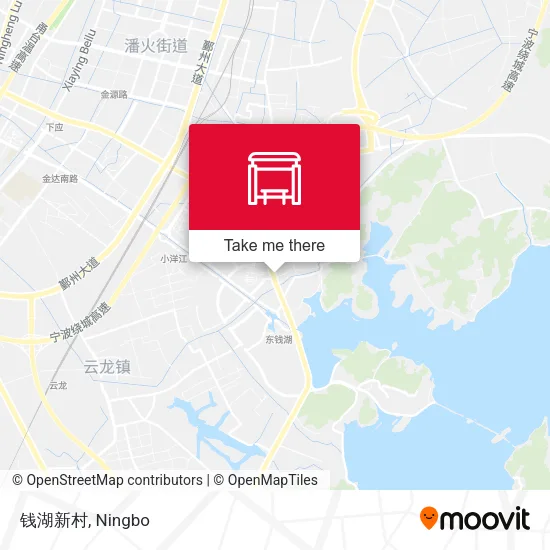钱湖新村 map