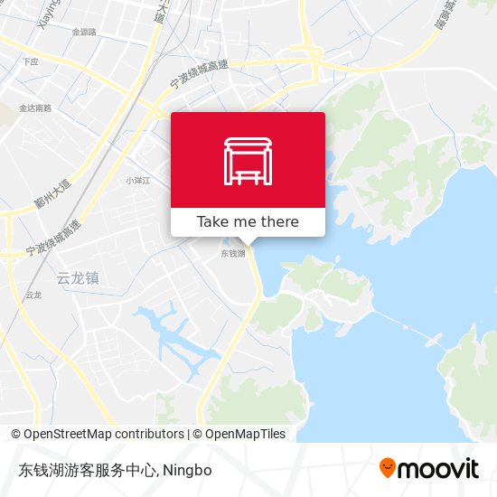东钱湖游客服务中心 map
