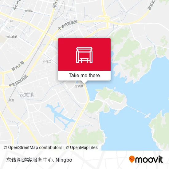 东钱湖游客服务中心 map