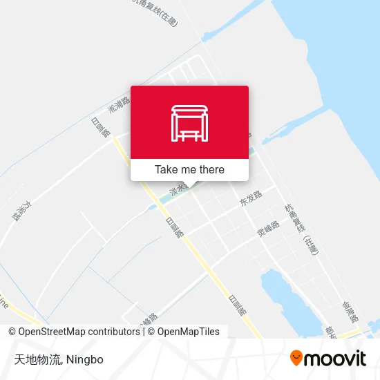 天地物流 map