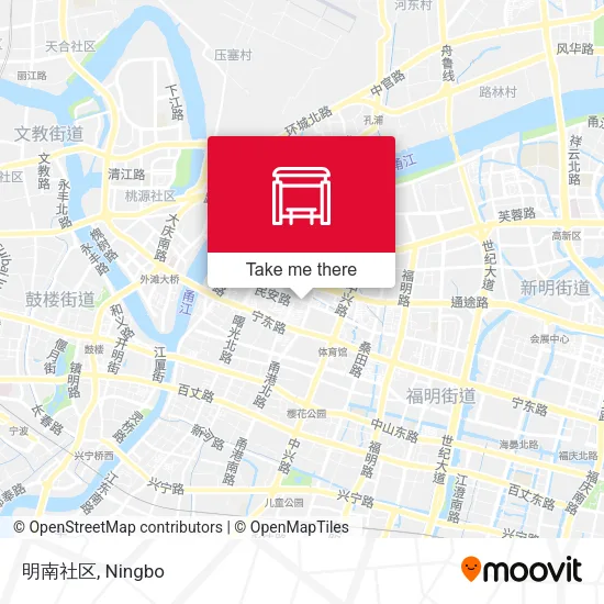 明南社区 map