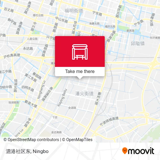 泗港社区东 map